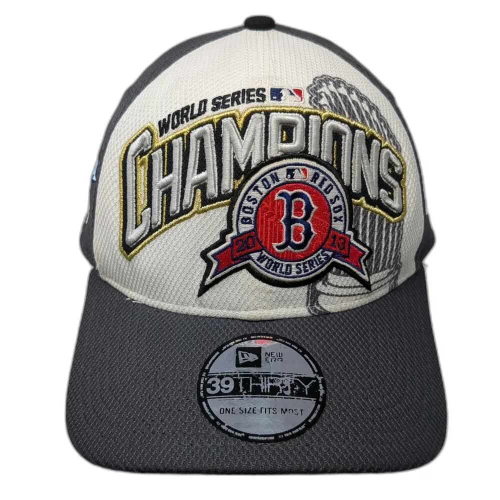 New Era Boston Red Sox MLB Gray One Size Cap Hat World Series Champions 2013